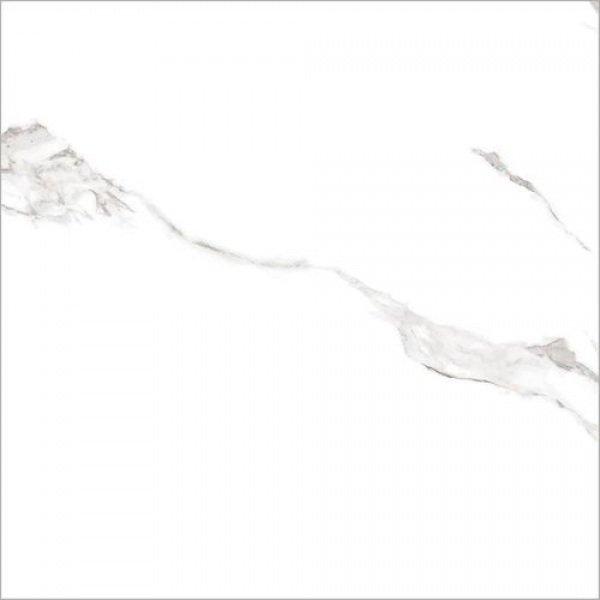 Statuario White Marble Effect Polished Porcelain Tile Kitchen Floor Tiles